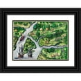 thumbnail image 1 of Bry, Theodor de 32x24 Black Ornate Wood Framed with Double Matting Museum Art Print Titled - Port Royal-South Carolina illustration from Grand voyages 1596, 1 of 4
