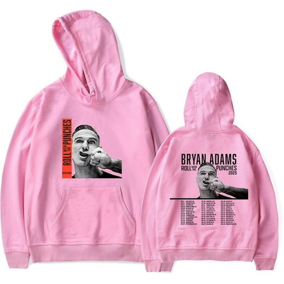Bryan Adams Roll With The Punches 2025 Hoodie Vintage Sweatshirt Unisex Classic Streetwear