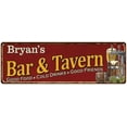 thumbnail image 1 of Bryan's Bar and Tavern Red Chic Sign Man Cave Decor Gift 6x18 206180002134, 1 of 1