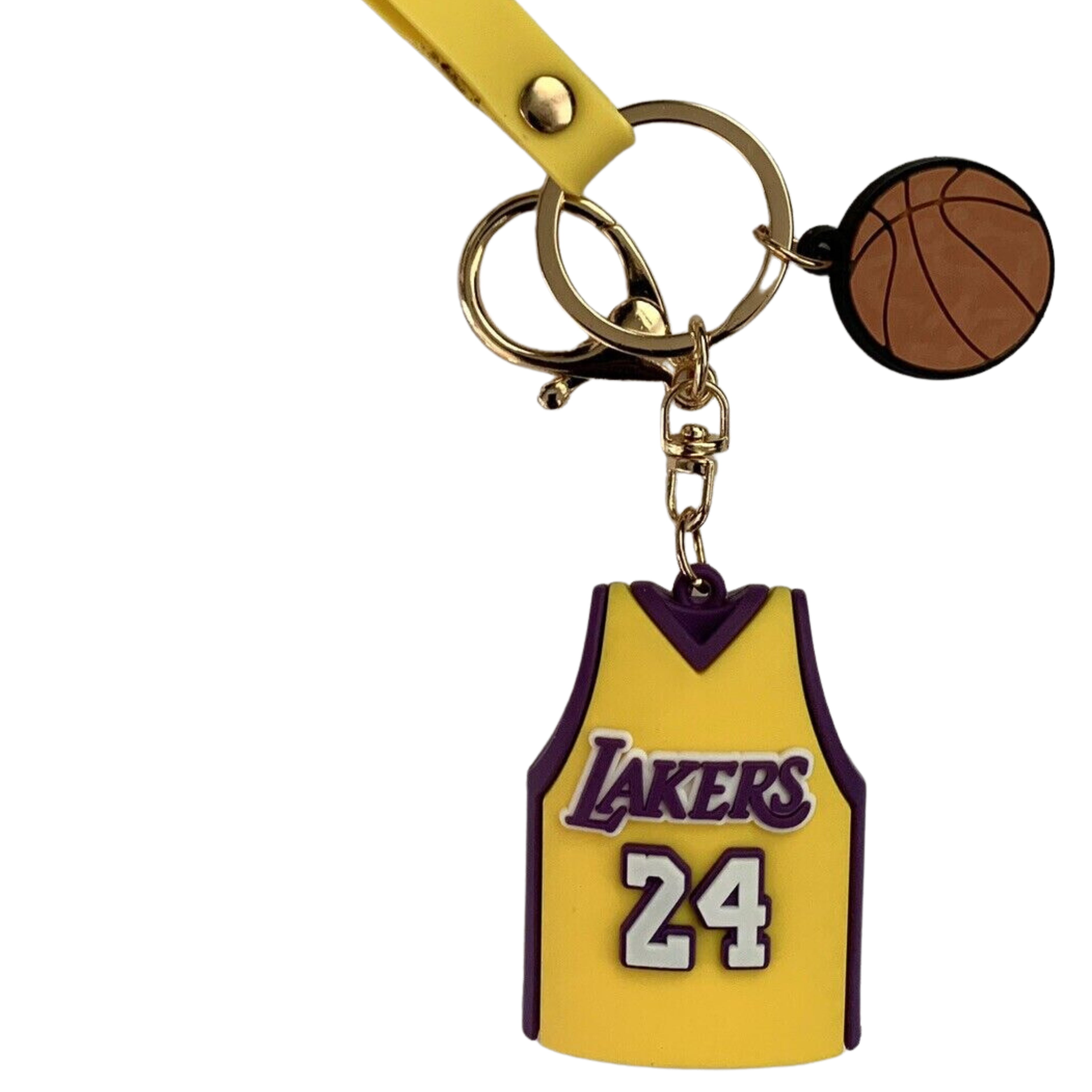 Bryant Basketball Jersey Keychain Durable Basketball Fan Key Ring