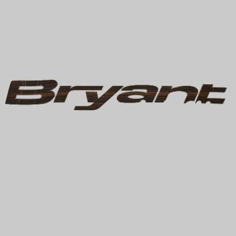 Bryant Boat Raised Brand Decal U29983-01 | 39 x 4 1/4 Inch Woodgrain ...