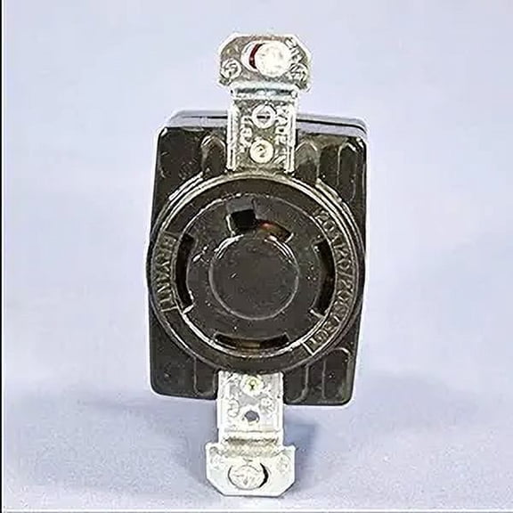 Bryant Electric 7410 Receptacle, Electrical Outlet, Black