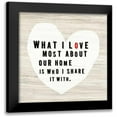 thumbnail image 1 of Bryant, Lola 12x12 Black Modern Framed Museum Art Print Titled - HOMEY 4, 1 of 5