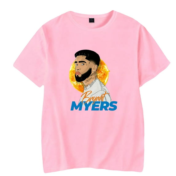 Bryant Myers Short Sleeve T-shirts Fashion Women Man Tee Shirt Unisex Rapper Streetwear Hip Hop
