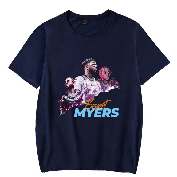 Bryant Myers Short Sleeve T-shirts Hipster Fashion Women Man Tee Shirt Unisex Rapper Streetwear