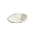 thumbnail image 1 of Kohler 2699-1-96 20.25 in. Oval Drop-In Bathroom Sink - Biscuit, 1 of 2