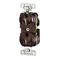thumbnail image 1 of Bryant Receptacle,Brown,15A,Back/Side,2 Poles 5762, 1 of 1