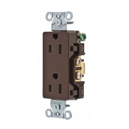 Bryant Receptacle,Nylon,0.5 HP,2 Poles,125VAC DRS15