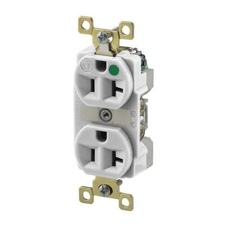 Bryant Receptacle,White,20A,5-20R NEMA Config. BRY8300W