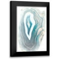 thumbnail image 1 of Bryant, Susan 11x14 Black Modern Framed Museum Art Print Titled - Blue Watercolor Agate Rectangle, 1 of 5