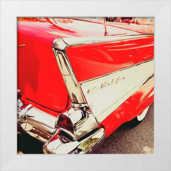 Bryant, Susan 12x12 White Modern Wood Framed Museum Art Print Titled - Vintage Red