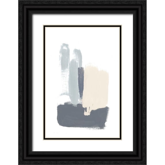 Bryant, Susan 13x18 Black Ornate Wood Framed with Double Matting Museum Art Print Titled - Mindful Muted I