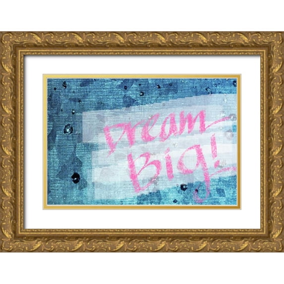Bryant, Susan 14x11 Gold Ornate Wood Framed with Double Matting Museum Art Print Titled - Dream Big