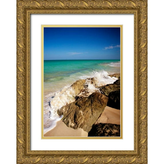 Bryant, Susan 14x18 Gold Ornate Wood Framed with Double Matting Museum Art Print Titled - Rising Tide I