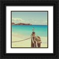 thumbnail image 1 of Bryant, Susan 15x15 Black Ornate Wood Framed with Double Matting Museum Art Print Titled - Island Vacation II, 1 of 4