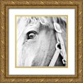 thumbnail image 1 of Bryant, Susan 15x15 Gold Ornate Wood Framed with Double Matting Museum Art Print Titled - In the Stable I, 1 of 4