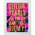 thumbnail image 1 of Bryant, Susan 19x24 White Modern Wood Framed Museum Art Print Titled - Glittery Flower III, 1 of 4