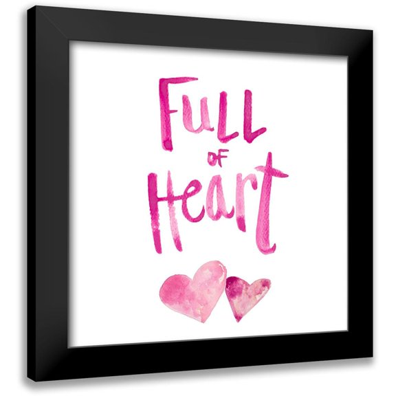 Bryant, Susan 20x20 Black Modern Framed Museum Art Print Titled - Full of Heart