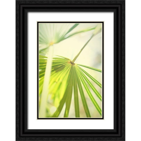 Bryant, Susan 23x32 Black Ornate Wood Framed with Double Matting Museum Art Print Titled - Among Palms II