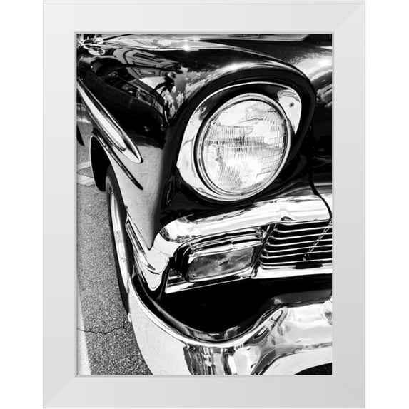 Bryant, Susan 25x32 White Modern Wood Framed Museum Art Print Titled - Night Rider III