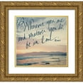 thumbnail image 1 of Bryant, Susan 27x26 Gold Ornate Wood Framed with Double Matting Museum Art Print Titled - Be in Love, 1 of 4