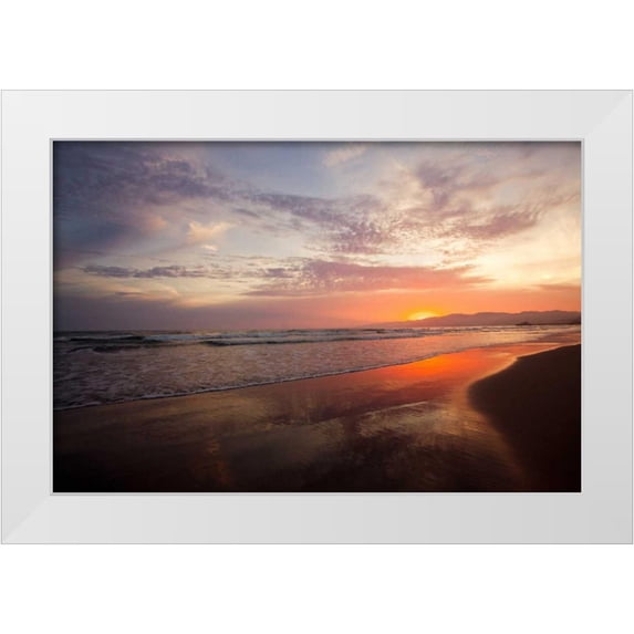 Bryant, Susan 32x23 White Modern Wood Framed Museum Art Print Titled - Golden Sunset