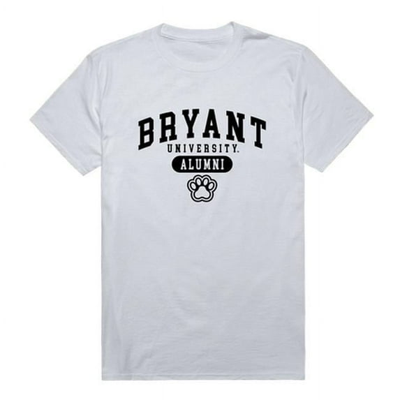 Bryant University Mens Alumni T-Shirt, White - 2XL