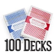 thumbnail image 1 of Brybelly 100 Decks Brybelly Playing Cards (Wide Size, Jumbo Index), 1 of 6