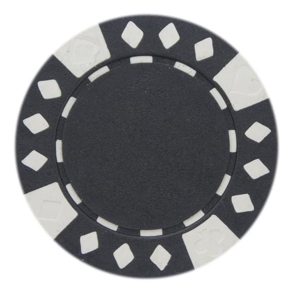 Brybelly BRY000709U 12.5 g Diamond Suited Poker Chips, Pink - Pack of 25