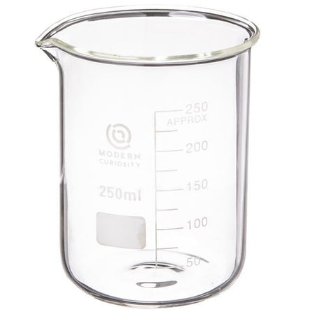 Brybelly 250 ml Glass Beakers, Pack of 4