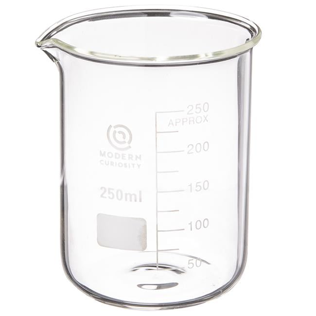 Brybelly 250 ml Glass Beakers, Pack of 4