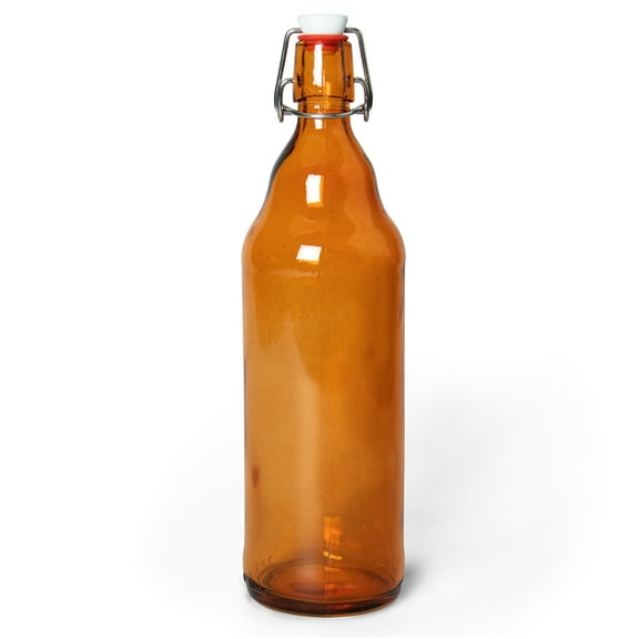 Brybelly 33 Oz Amber Glass Bottles
