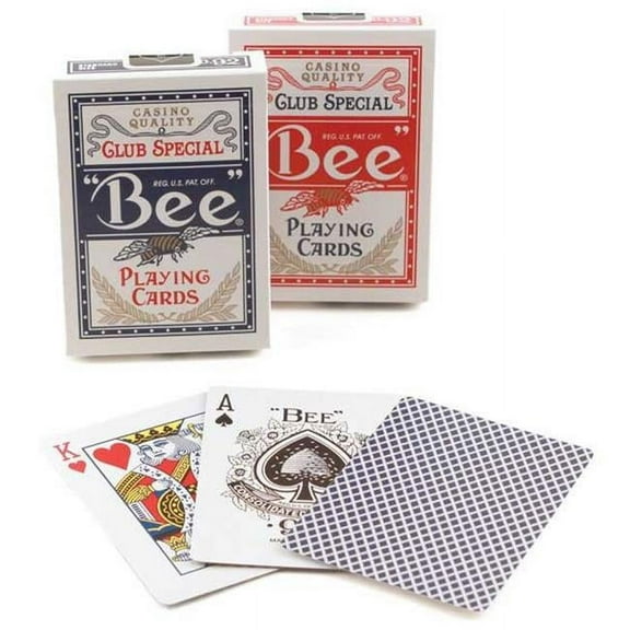 Brybelly  Bee Poker, Standard Index, 12 Decks RedBlue