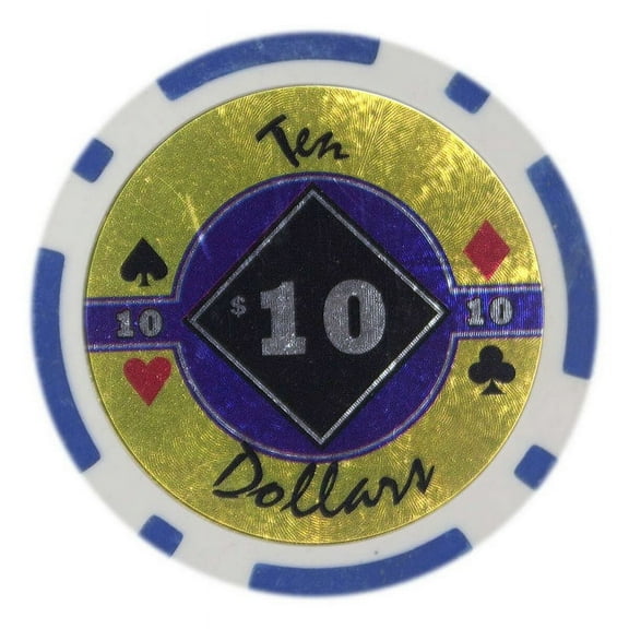 Brybelly Holdings CPBD-10-25 14 g Black Diamond Casino - Dollar 10, Roll of 25