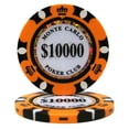 thumbnail image 1 of Brybelly Holdings CPMC-10000-25 14 g Monte Carlo Poker Chips - Dollar 10000, Roll Of 25, 1 of 1