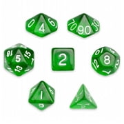 Brybelly Holdings GDIC-1124 7 Die Polyhedral Dice Set in Velvet Pouch, Sylvan Spirits
