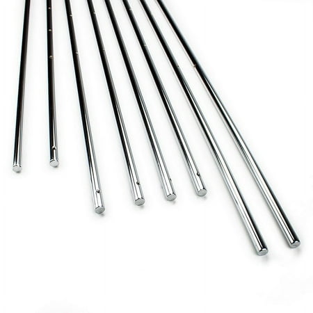 Brybelly Solid 5 8 Inch Steel Rods for Standard Foosball Tables Set of 8