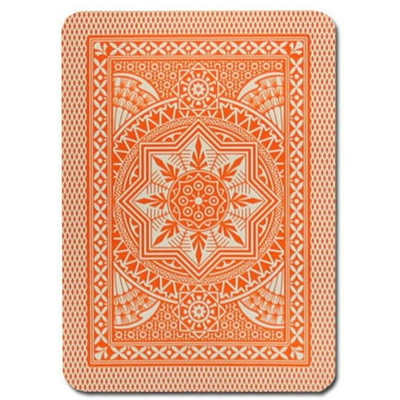 Brybelly Holdings GMOD-813 Modiano Cristallo Poker Size 4 PIP Jumbo Orange