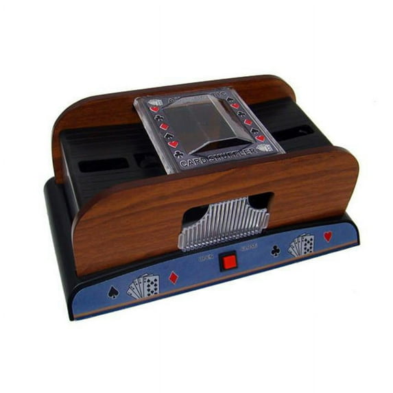 Brybelly Holdings GSHU-004 2 Deck Wooden Deluxe Card Shuffler