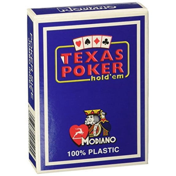 Brybelly Holdings Modiano Texas Poker Jumbo - Blue