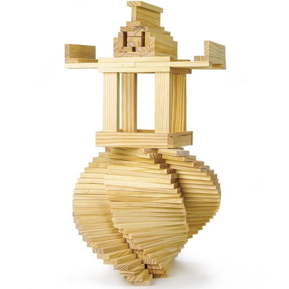 Brybelly Holdings TCDG-018 Constructables - Pine Wood Building Planks, 150 Piece