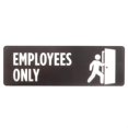 thumbnail image 1 of Brybelly ISGN-202 Employees Only Self-Adhesive Sign, 1 of 5