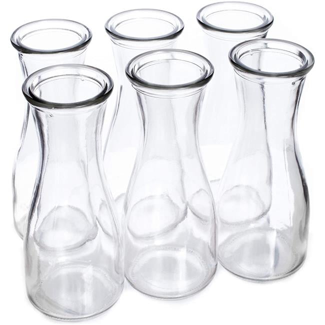 Brybelly KTBL-503 12 oz Glass Beverage Carafe - Pack of 6
