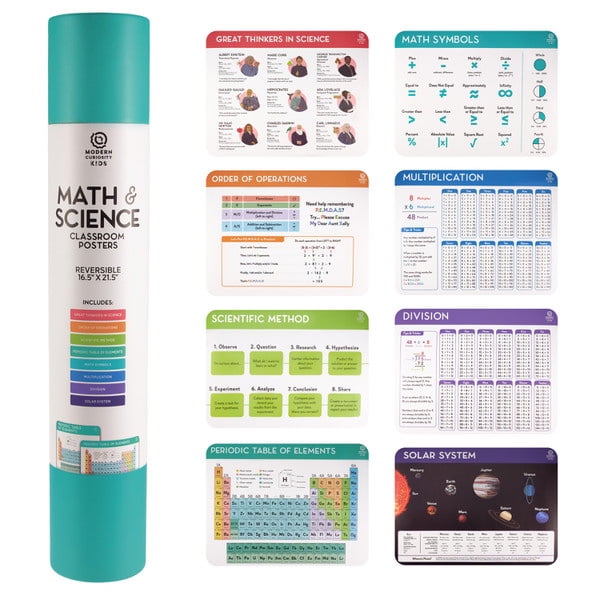 Brybelly  Reversible Math & Science Poster - P