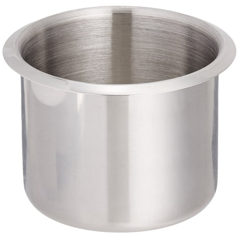 Small, Standard Stainless Steel Drop In Cup Holder