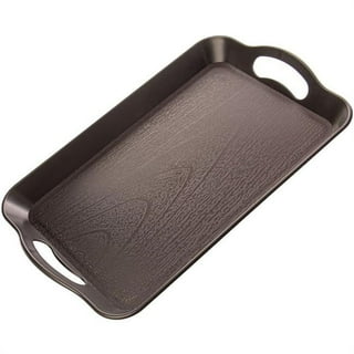 Faux Cast Iron Rectangular 12 Serving Tray