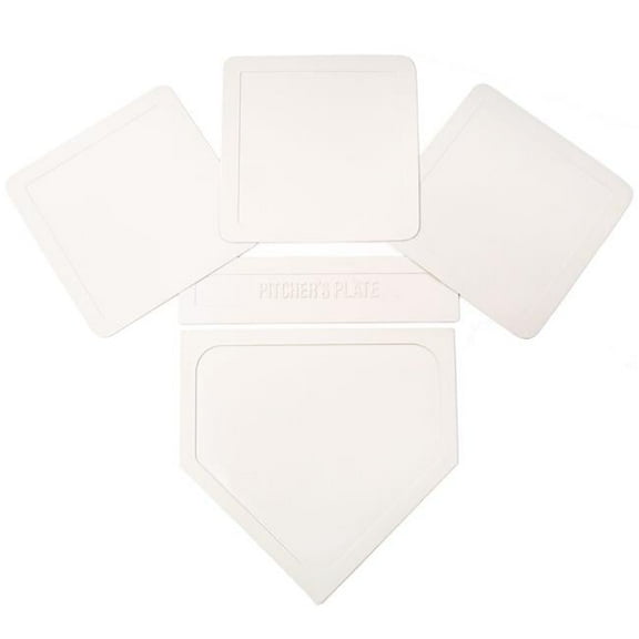 Brybelly SBBL-602 Throw Down White Baseball Base