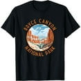 thumbnail image 1 of Bryce Canyon National Park Illustration Distressed Circle T-Shirt, 1 of 3