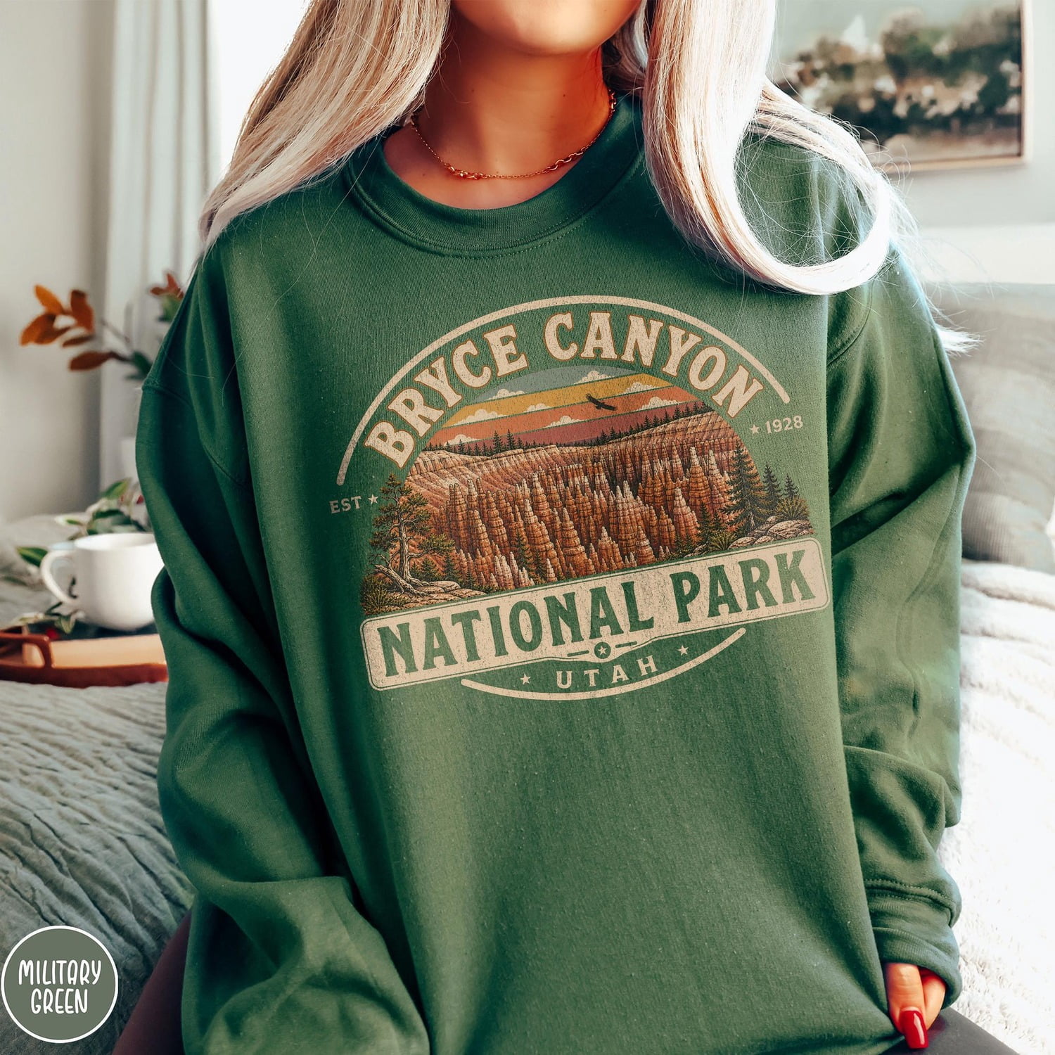 Bryce Canyon National Park Landscape Unisex Classic Sweatshirt, Cotton ...