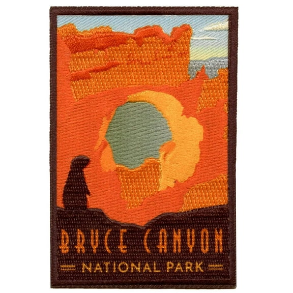 Bryce Canyon National Park Patch Utah Travel Hike Sublimated Iron On